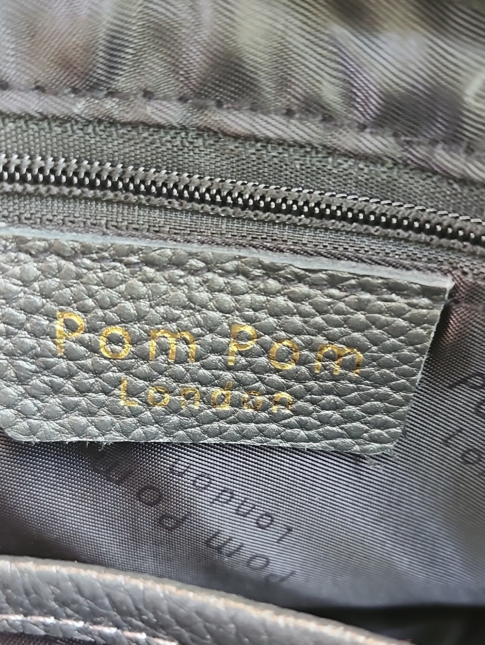 POM POM LONDON ORIGINAL LEATHER BAG - Picture 11 of 16
